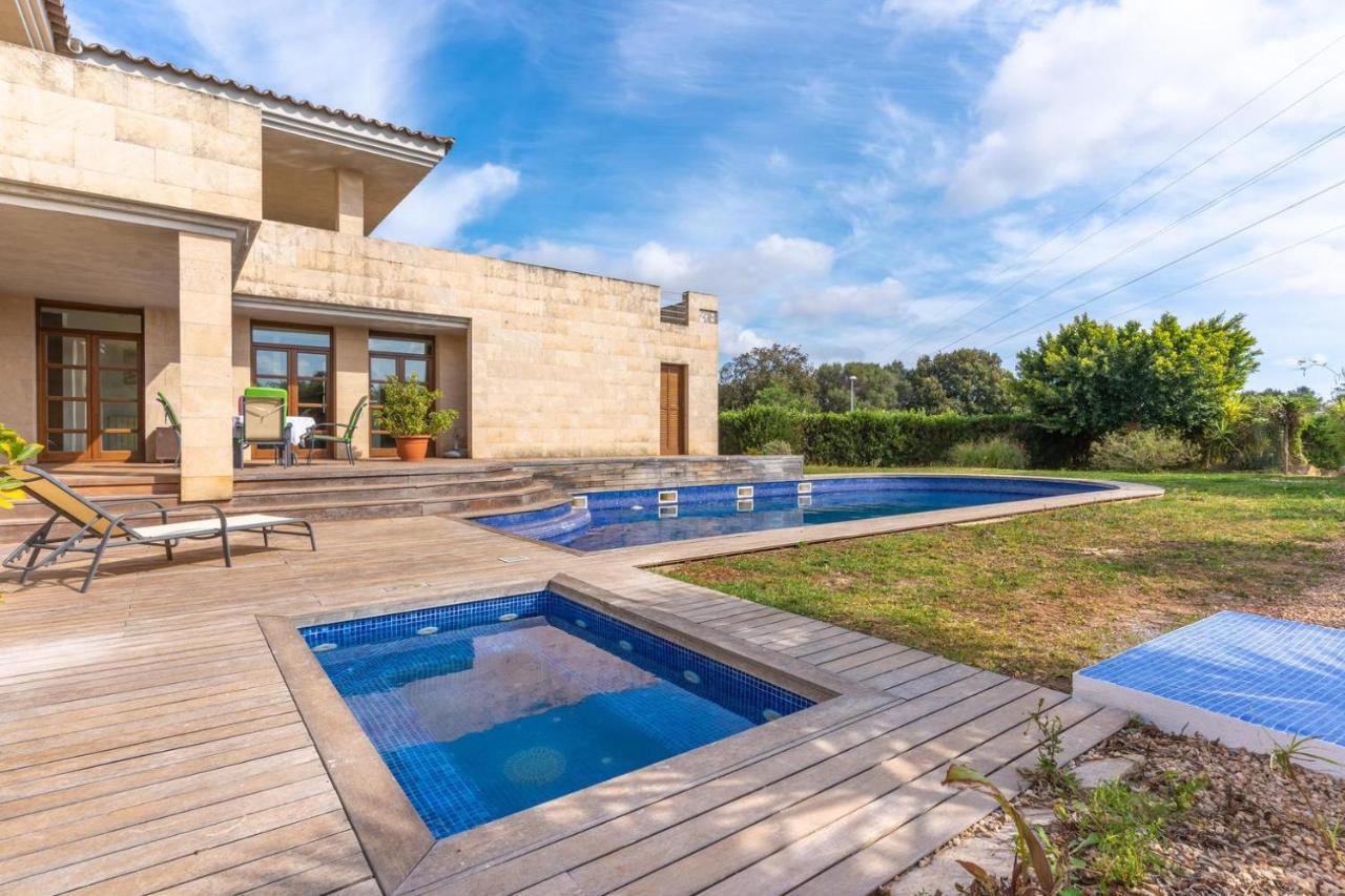 Villa De Lujo Con Piscina, Jacuzzi, Jardin Y Terraza Marratxí Exterior photo