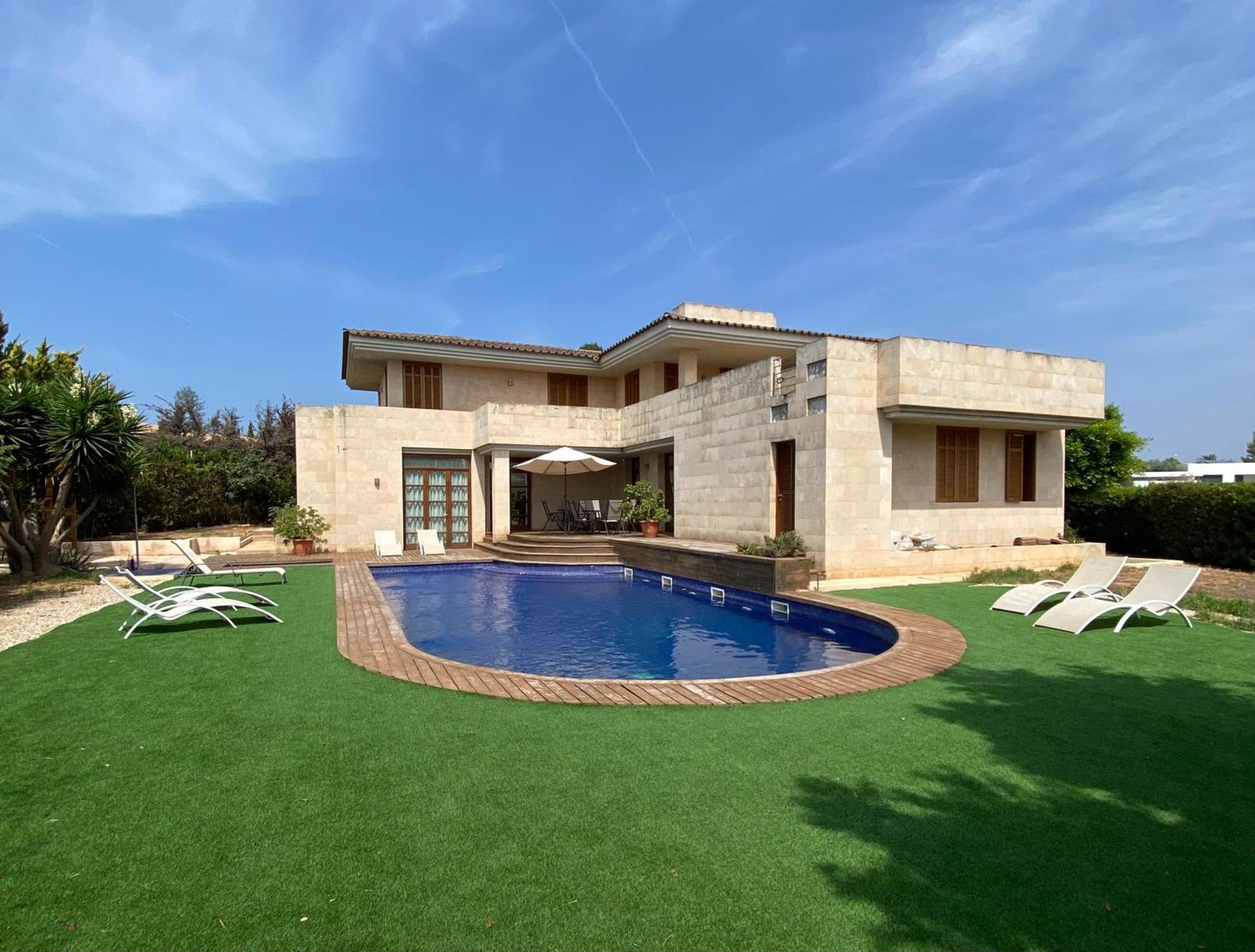 Villa De Lujo Con Piscina, Jacuzzi, Jardin Y Terraza Marratxí Exterior photo
